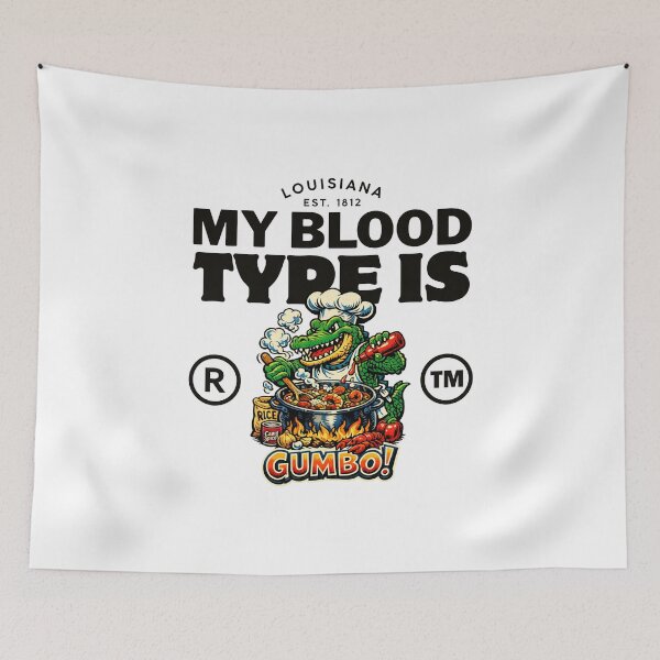 Item preview, Louisiana : my blood type is gumbo designed and sold by Peerless-Prime.