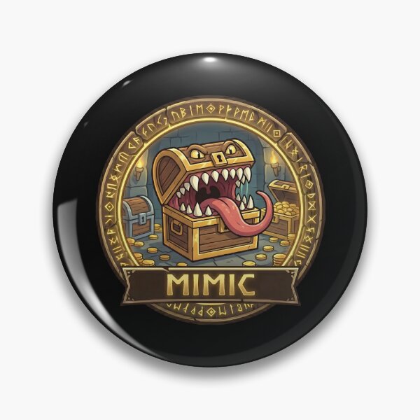 Artikelvorschau, Blocky Mimic Chest RPG Monster Avatar entworfen und verkauft von SignumShop.