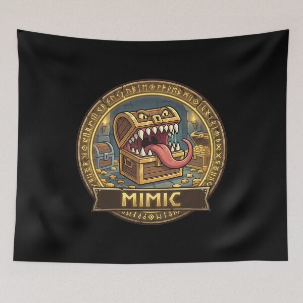 Item preview, Blocky Mimic Chest RPG Monster Avatar designed and sold by SignumShop.
