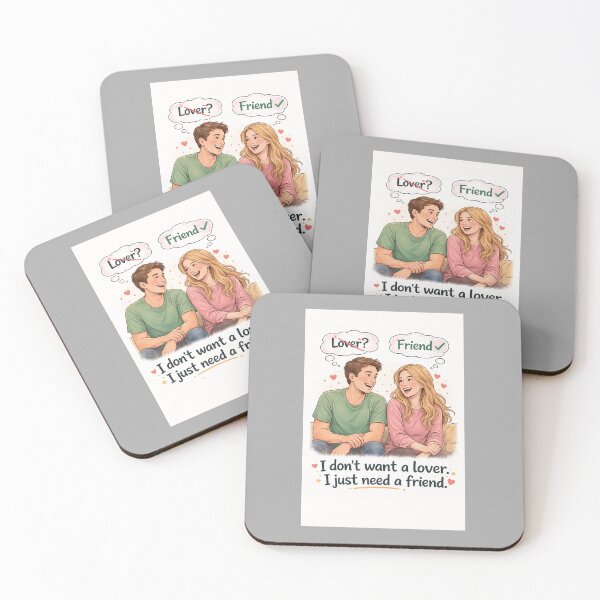 Item preview, I Don’t Want a Lover, I Just Need a Friend designed and sold by Hornace88studio.