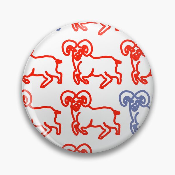 Item preview, Contorno rojo y azul de Aries designed and sold by Theo86.