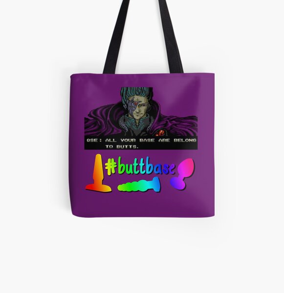 #buttbase Queer Sex Ed Tote Bag All Over Print Tote Bag