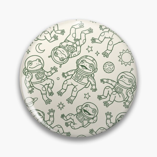 Item preview, Space Frogs Funny Vintage Astronaut Toads  designed and sold by Y-Vibes.
