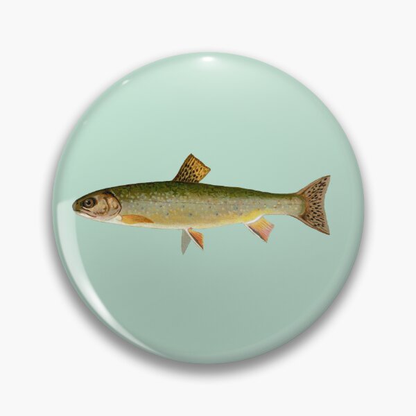 Item preview, Brook Trout Watercolor Colorful Fish Painting Wildlife designed and sold by ArtNatureStore.