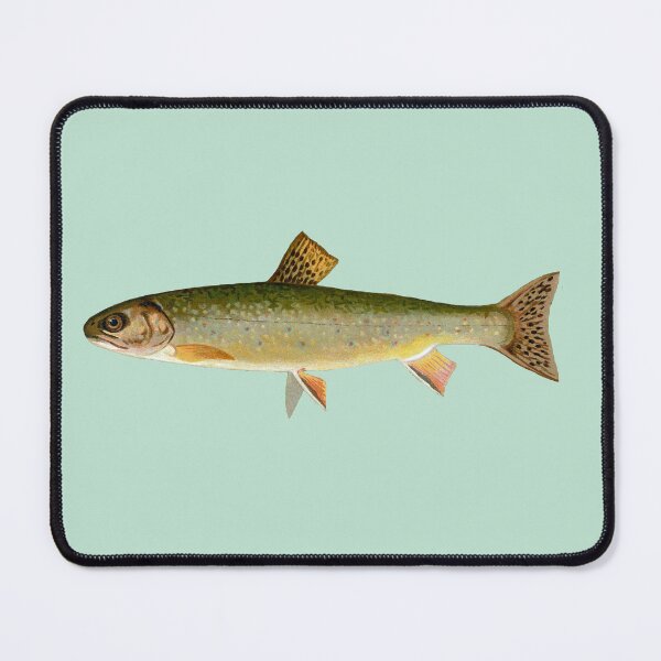 Item preview, Brook Trout Watercolor Colorful Fish Painting Wildlife designed and sold by ArtNatureStore.