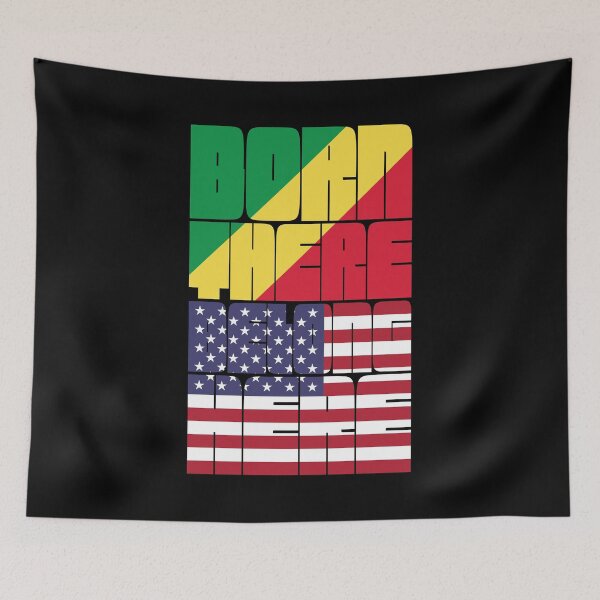 Item preview, Born Congo Belong American designed and sold by FlagX.