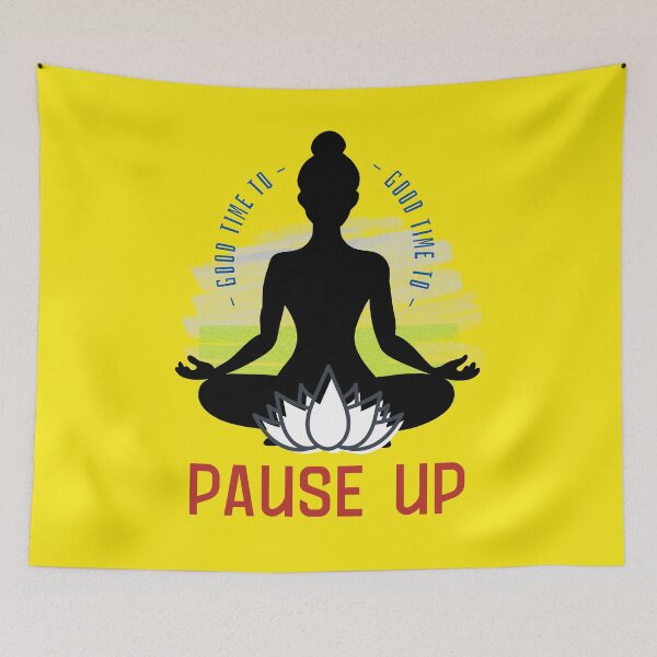 Item preview, PAUSE UP (medytacja / mindfulness) designed and sold by Stylnadruk.