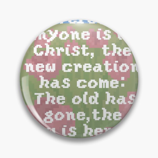 Item preview, 2 Corinthians 5:16 Pixelart designed and sold by TrueVineArt.