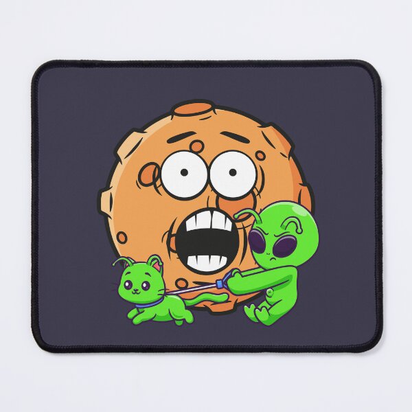 Item preview, Funny Alien Abduction Cat Cartoon designed and sold by ChathuStrokes.