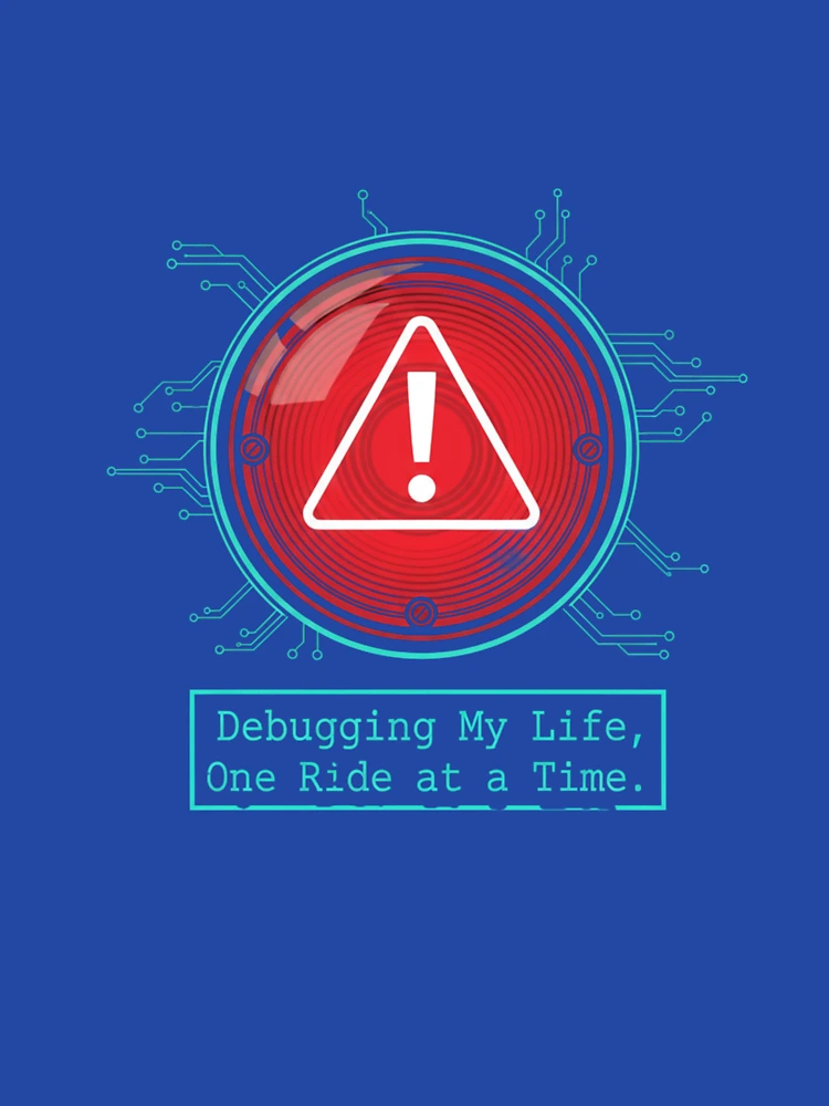 Thumbnail 6 of 6, Zipped Hoodie, Debugging My Life - Programmer Biker Humor - Motorcycle Code Error Design designed and sold by ChainLogic.