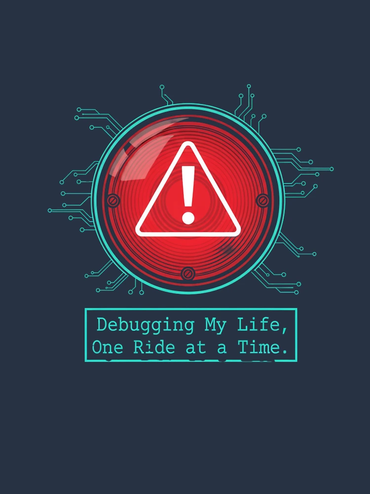 Thumbnail 6 of 6, Premium Oversized Sweatshirt, Debugging My Life - Programmer Biker Humor - Motorcycle Code Error Design designed and sold by ChainLogic.