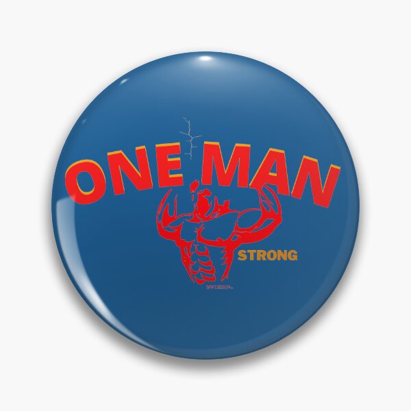 Item preview, One Man Strong - RED - MW Design designed and sold by FloStateDesigns.