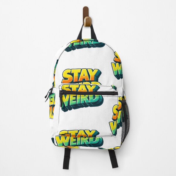 Item preview, Stay Weird Colorful Typography Quote Design designed and sold by Combat Skies.