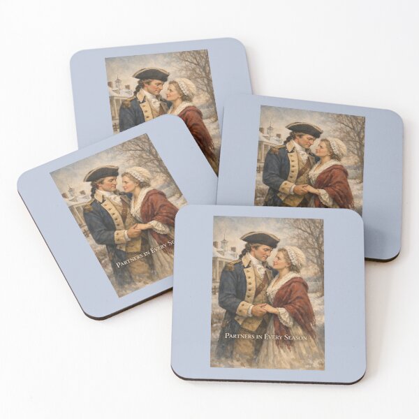 Item preview, Partners in Every Season – George & Martha Washington Valentine designed and sold by Novel Works Studio.
