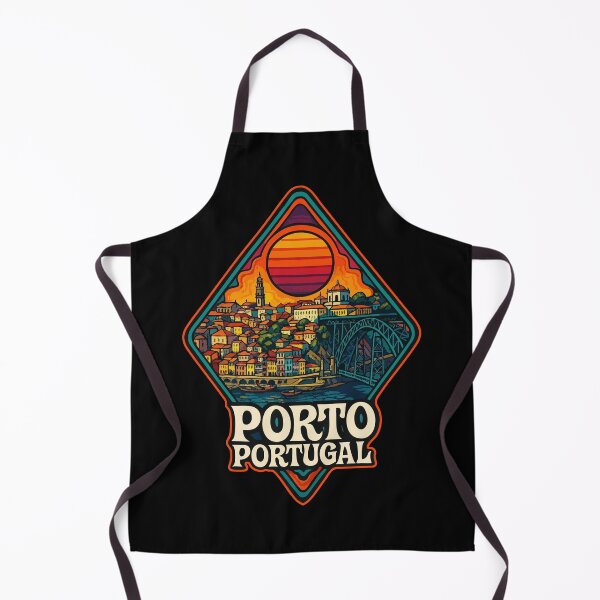 Item preview, Porto Portugal Retro Trippy Art Travel designed and sold by TomFrontierArt.