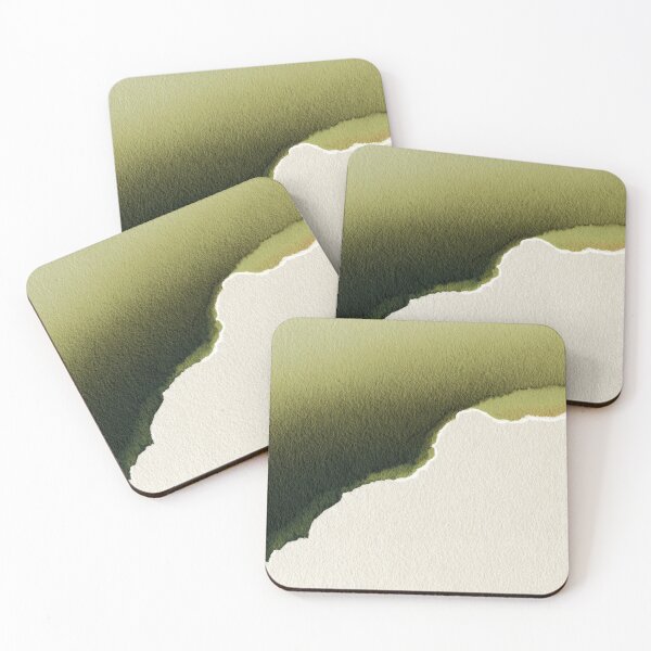 Item preview, Watercolor artwork of green tones designed and sold by anytka.