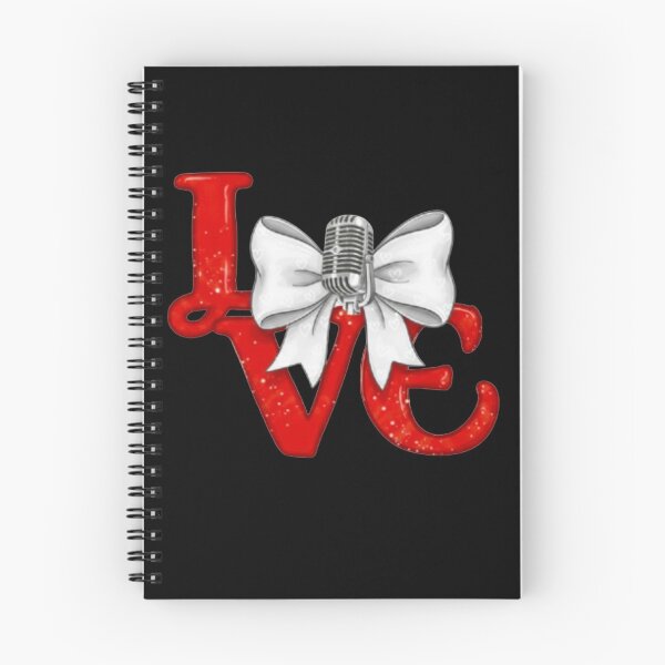Aperçu de l'œuvre Une vie remplie d'amour Microphone à paillettes rouges créée et vendue par Modavedrake.