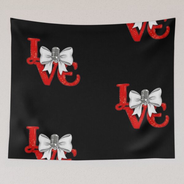 Item preview, Life Filled With Love Red Glitter Microphone designed and sold by Modavedrake.
