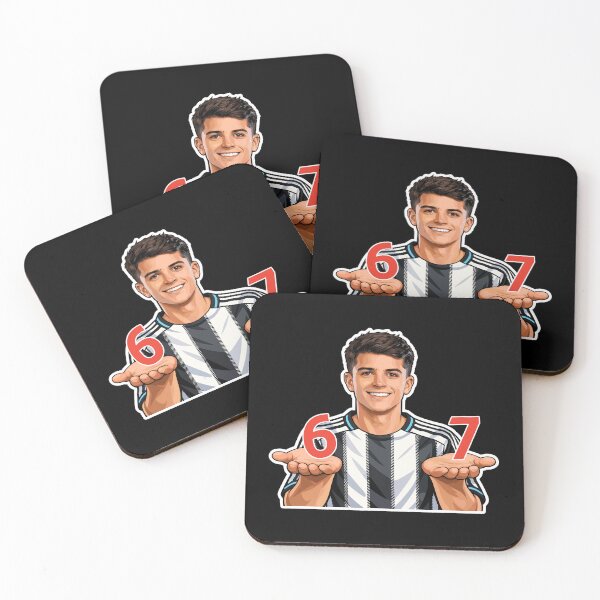 Item preview, Lewis Miley Six Seven Celebration T-Shirt | Newcastle United Toon Army designed and sold by Magpie Kit.