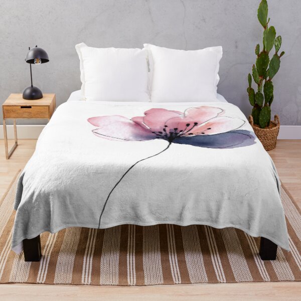 Item preview, Simple flower with watercolor design designed and sold by anytka.