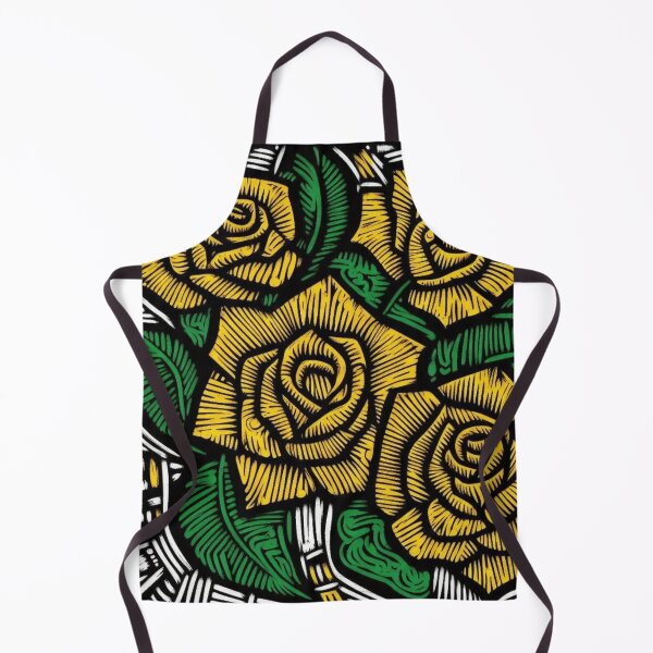 Item preview, Yellow Bohemian Rose Pattern for Nature-Inspired Decor Fans designed and sold by WildStroke.