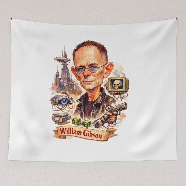 Item preview, William Gibson designed and sold by Sarcastic designs.