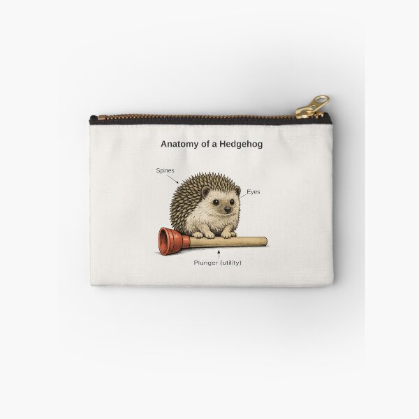 Item preview, Hedgehog Anatomy Diagram Illustration designed and sold by Ombrya.