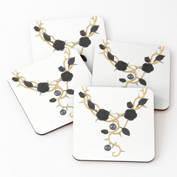 Item preview, Chained black roses  designed and sold by Roxburylane.