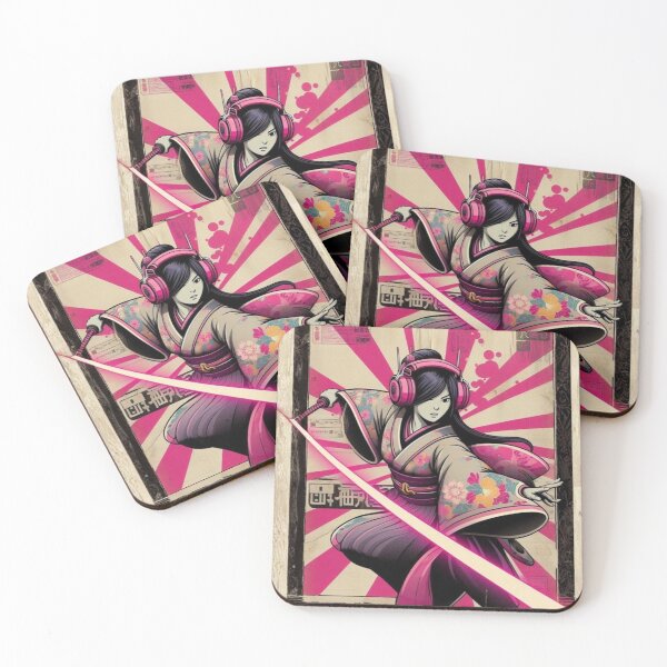 Item preview, “Katana.exe: The Pink Blade of Manga Meltdown” designed and sold by Print Fiction.