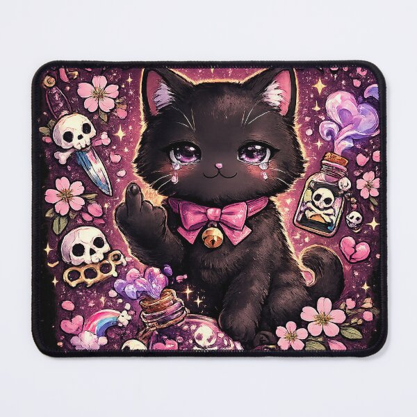 Item preview, 人生つまんねぇ – Cute Anime Cat (Life Is Boring) designed and sold by RK - Shop.