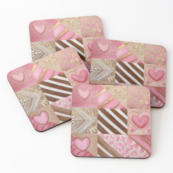 Item preview, Colorful patterned hearts designed and sold by anytka.