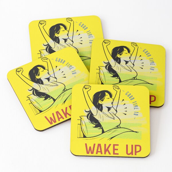 Item preview, Wake Up – Good Time to Rise designed and sold by Stylnadruk.