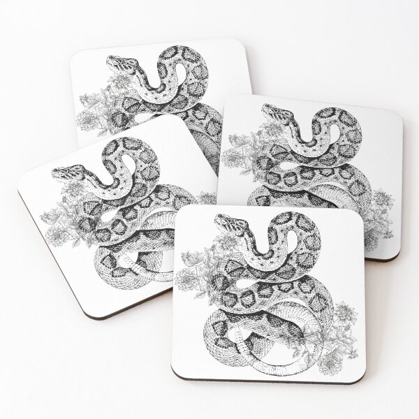 Item preview, The Flower Snake designed and sold by Mad March Hares.