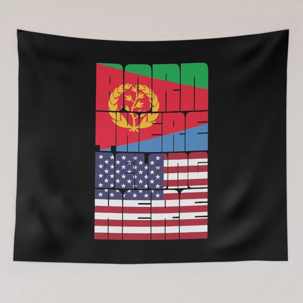 Item preview, Born Eritrea Belong American designed and sold by FlagX.
