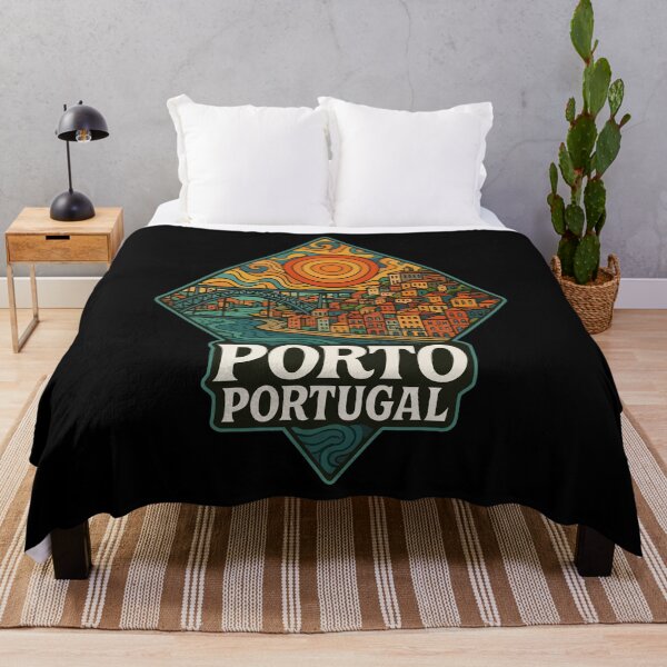 Item preview, Porto Portugal Europe Trippy Art Travel designed and sold by TomFrontierArt.