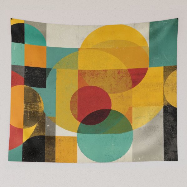 Item preview, Colorful circles on a canvas surface designed and sold by anytka.