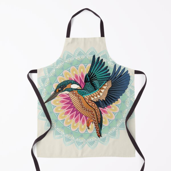 Item preview, kingfisher mandala designed and sold by scrummy.