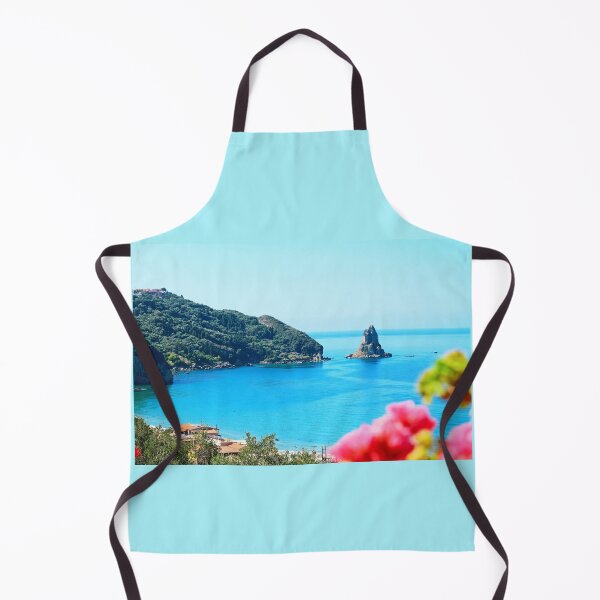 Item preview, Scenic view of the Bay of Agios Gordios from above. Corfu island, Greece. designed and sold by IaroslavB.
