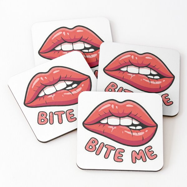 Item preview, Bite Me Red Lips - Pop Art Retro Style designed and sold by Simple Graphics.