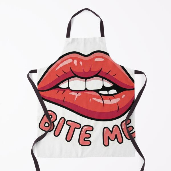 Item preview, Bite Me Red Lips - Pop Art Retro Style designed and sold by Simple Graphics.