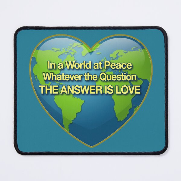 Item preview, The Answer Is Love Heart Shape Design designed and sold by NY Sport Shirts and More....