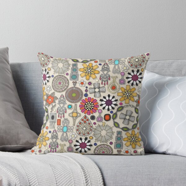 Item preview, boho jewel treasures linen designed and sold by scrummy.