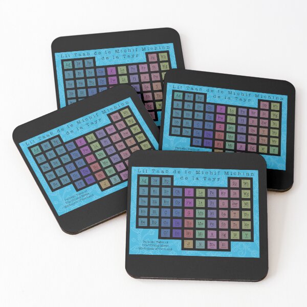Item preview, Blue Metis Periodic Table  designed and sold by Jenannbrown.