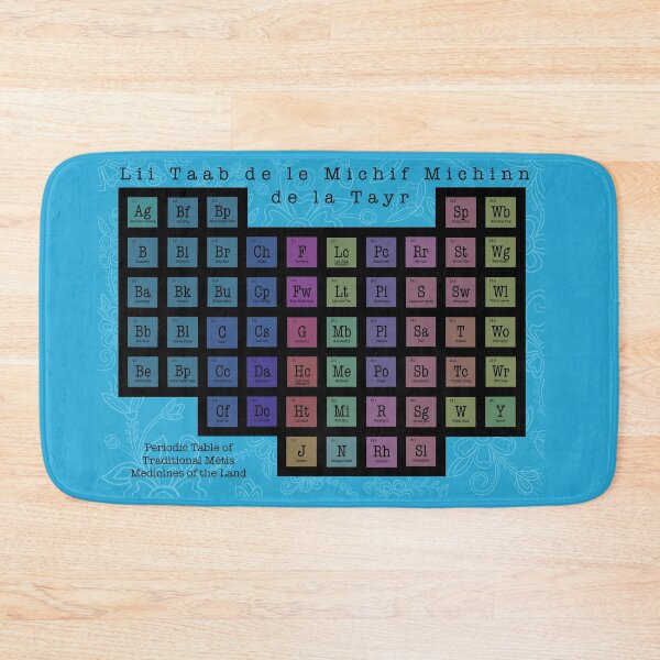 Item preview, Blue Metis Periodic Table  designed and sold by Jenannbrown.