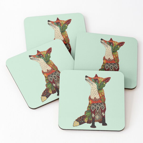 Item preview, fox love mint designed and sold by scrummy.