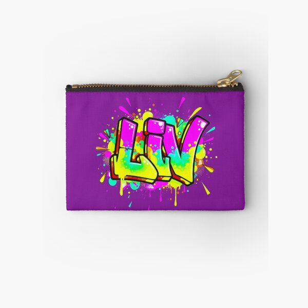 Item preview, LIV - Vibrant Graffiti Bubble Letter Name Art designed and sold by Printforluck.