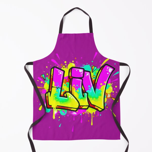 Item preview, LIV - Vibrant Graffiti Bubble Letter Name Art designed and sold by Printforluck.