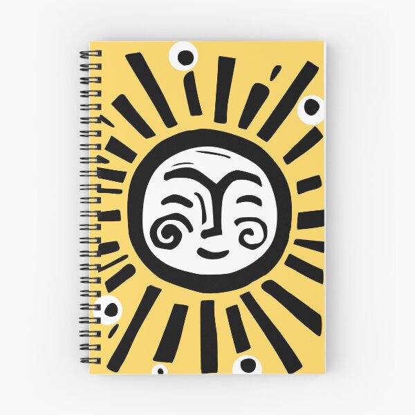 Item preview, sunshine happy smile linoprint designed and sold by petalecho.