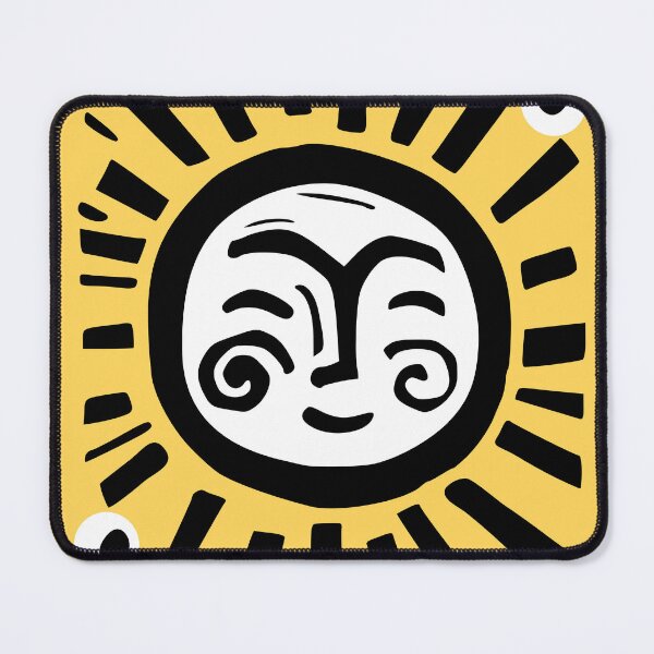 Item preview, sunshine happy smile linoprint designed and sold by petalecho.