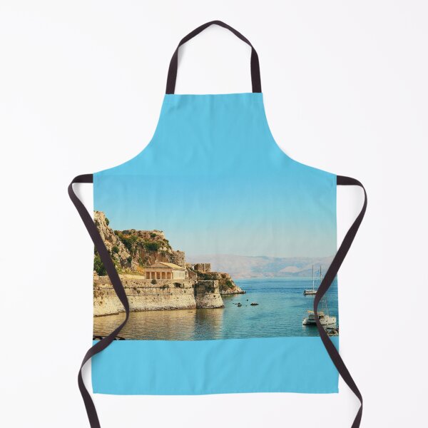 Item preview, Panoramic view of Old Fortress Paleo Frourio and Saint George s Church. Kerkyra Bay, Corfu island, Greece. designed and sold by IaroslavB.